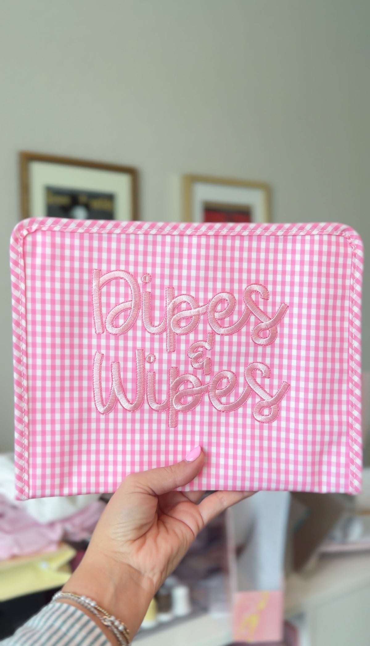 TRVL PINK GINGHAM ROADIE