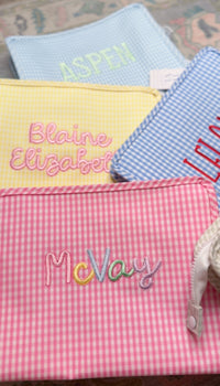 TRVL PINK GINGHAM ROADIE