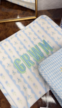 TRVL RIBBON FLORAL BLUE ROADIE