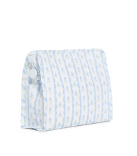 Blue ribbon floral TRVL Roadie pouch