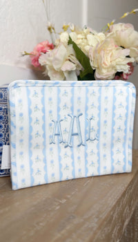 TRVL RIBBON FLORAL BLUE ROADIE
