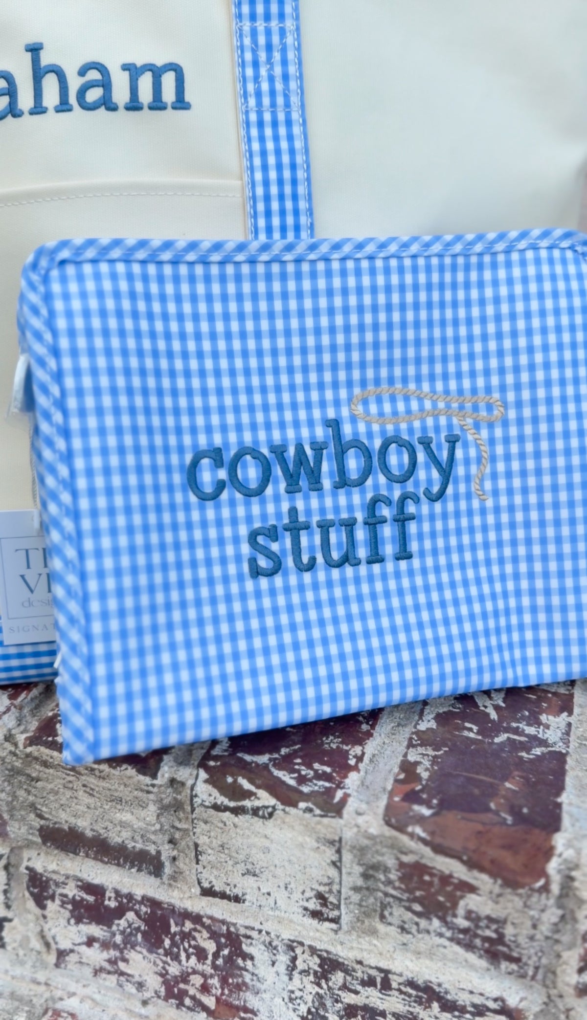 TRVL SKY GINGHAM ROADIE