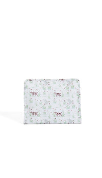 Green hunting dog print TRVL Roadie pouch